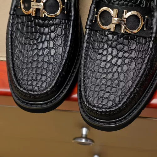 Cheap Salvatore Ferragamo Leather Shoes For Men #1367304 Replica Wholesale [$96.00 USD] [ITEM#1367304] on Replica Salvatore Ferragamo Leather Shoes