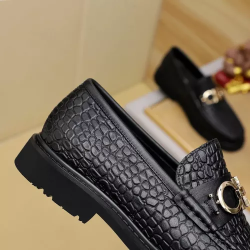 Cheap Salvatore Ferragamo Leather Shoes For Men #1367304 Replica Wholesale [$96.00 USD] [ITEM#1367304] on Replica Salvatore Ferragamo Leather Shoes