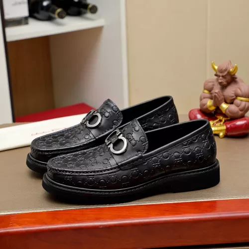 Cheap Salvatore Ferragamo Leather Shoes For Men #1367305 Replica Wholesale [$96.00 USD] [ITEM#1367305] on Replica Salvatore Ferragamo Leather Shoes