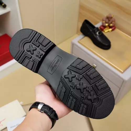 Cheap Salvatore Ferragamo Leather Shoes For Men #1367305 Replica Wholesale [$96.00 USD] [ITEM#1367305] on Replica Salvatore Ferragamo Leather Shoes