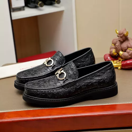 Cheap Salvatore Ferragamo Leather Shoes For Men #1367306 Replica Wholesale [$96.00 USD] [ITEM#1367306] on Replica Salvatore Ferragamo Leather Shoes