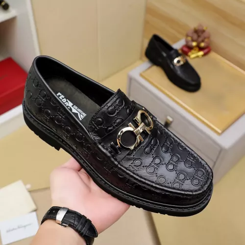 Cheap Salvatore Ferragamo Leather Shoes For Men #1367306 Replica Wholesale [$96.00 USD] [ITEM#1367306] on Replica Salvatore Ferragamo Leather Shoes