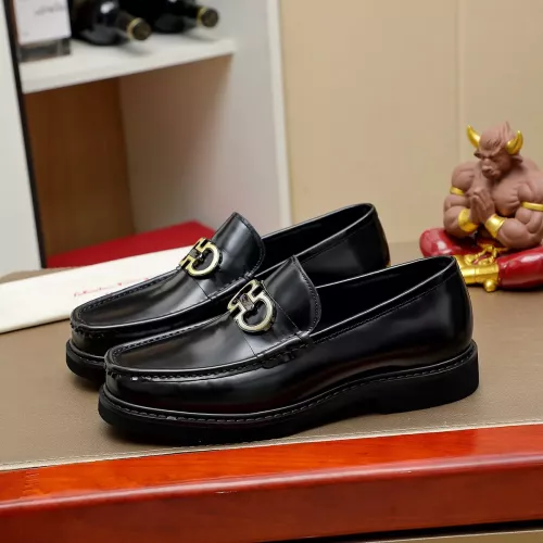 Cheap Salvatore Ferragamo Leather Shoes For Men #1367308 Replica Wholesale [$96.00 USD] [ITEM#1367308] on Replica Salvatore Ferragamo Leather Shoes