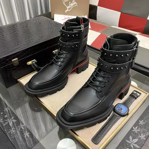 Cheap Christian Louboutin Boots For Men #1367539 Replica Wholesale [$155.00 USD] [ITEM#1367539] on Replica Christian Louboutin Boots