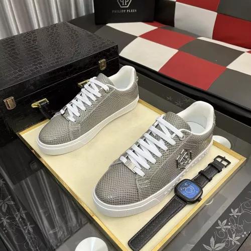 Cheap Philipp Plein PP Casual Shoes For Men #1367552 Replica Wholesale [$80.00 USD] [ITEM#1367552] on Replica Philipp Plein PP Casual Shoes