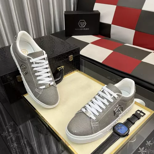 Cheap Philipp Plein PP Casual Shoes For Men #1367552 Replica Wholesale [$80.00 USD] [ITEM#1367552] on Replica Philipp Plein PP Casual Shoes