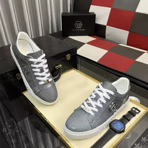 Cheap Philipp Plein PP Casual Shoes For Men #1367554 Replica Wholesale [$80.00 USD] [ITEM#1367554] on Replica Philipp Plein PP Casual Shoes