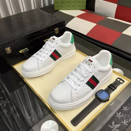 Cheap Gucci Casual Shoes For Men #1367729 Replica Wholesale [$80.00 USD] [ITEM#1367729] on Replica Gucci Casual Shoes