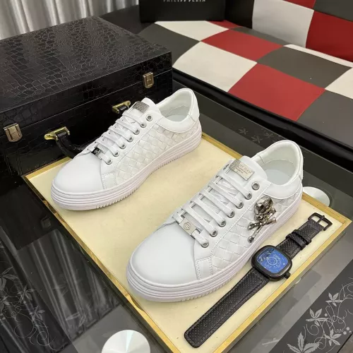 Cheap Philipp Plein PP Casual Shoes For Men #1367753 Replica Wholesale [$80.00 USD] [ITEM#1367753] on Replica Philipp Plein PP Casual Shoes