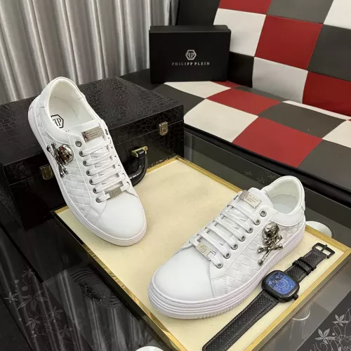 Cheap Philipp Plein PP Casual Shoes For Men #1367753 Replica Wholesale [$80.00 USD] [ITEM#1367753] on Replica Philipp Plein PP Casual Shoes