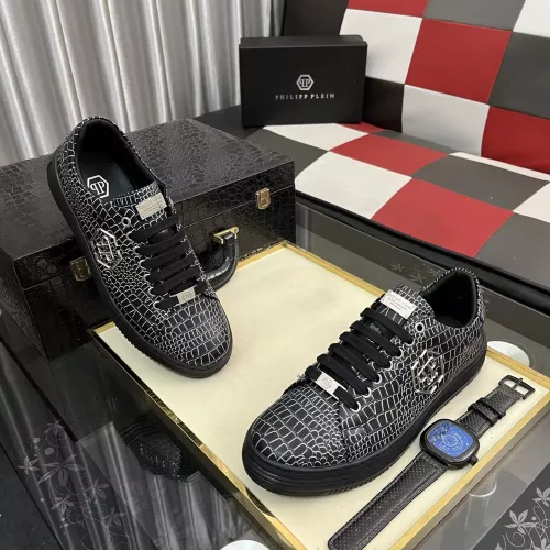 Cheap Philipp Plein PP Casual Shoes For Men #1367756 Replica Wholesale [$80.00 USD] [ITEM#1367756] on Replica Philipp Plein PP Casual Shoes