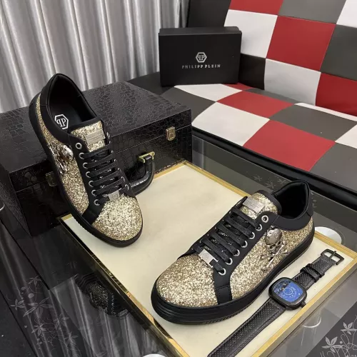 Cheap Philipp Plein PP Casual Shoes For Men #1367758 Replica Wholesale [$80.00 USD] [ITEM#1367758] on Replica Philipp Plein PP Casual Shoes