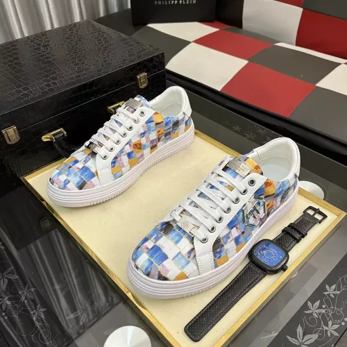 Cheap Philipp Plein PP Casual Shoes For Men #1367762 Replica Wholesale [$80.00 USD] [ITEM#1367762] on Replica Philipp Plein PP Casual Shoes