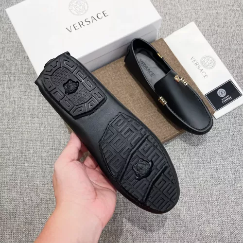 Cheap Versace Leather Shoes For Men #1367777 Replica Wholesale [$85.00 USD] [ITEM#1367777] on Replica Versace Leather Shoes