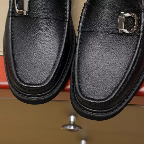 Cheap Salvatore Ferragamo Leather Shoes For Men #1367847 Replica Wholesale [$96.00 USD] [ITEM#1367847] on Replica Salvatore Ferragamo Leather Shoes
