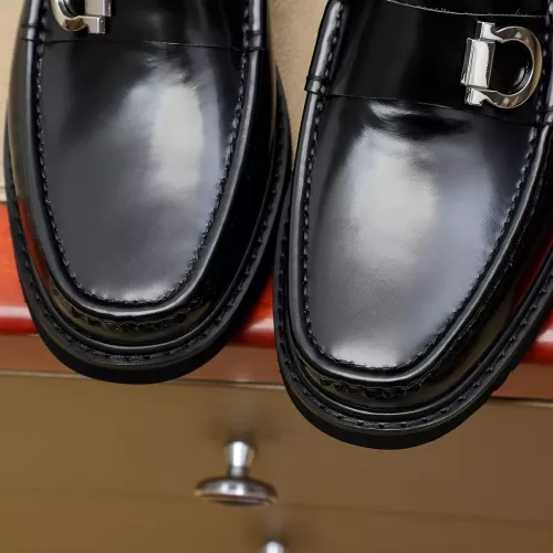Cheap Salvatore Ferragamo Leather Shoes For Men #1367848 Replica Wholesale [$96.00 USD] [ITEM#1367848] on Replica Salvatore Ferragamo Leather Shoes