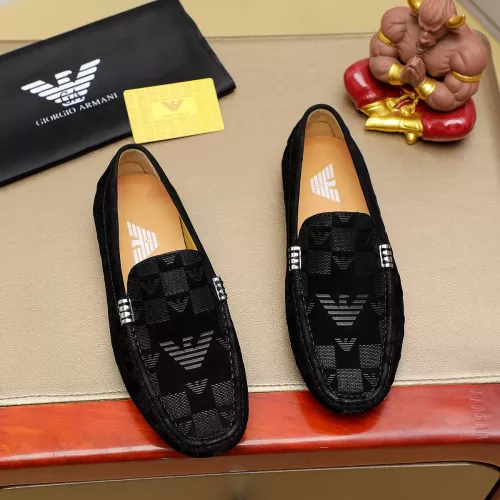 Armani Leather Shoes For Men #1367849