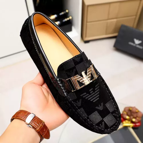 Cheap Armani Leather Shoes For Men #1367850 Replica Wholesale [$72.00 USD] [ITEM#1367850] on Replica Armani Leather Shoes