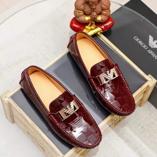 Armani Leather Shoes For Men #1367853