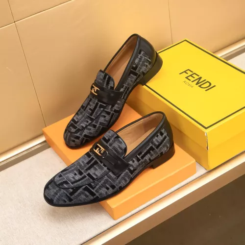 Cheap Fendi Leather Shoes For Men #1367888 Replica Wholesale [$88.00 USD] [ITEM#1367888] on Replica Fendi Leather Shoes