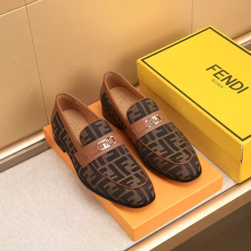 Cheap Fendi Leather Shoes For Men #1367890 Replica Wholesale [$88.00 USD] [ITEM#1367890] on Replica Fendi Leather Shoes