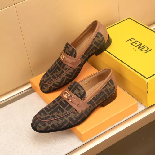 Cheap Fendi Leather Shoes For Men #1367890 Replica Wholesale [$88.00 USD] [ITEM#1367890] on Replica Fendi Leather Shoes