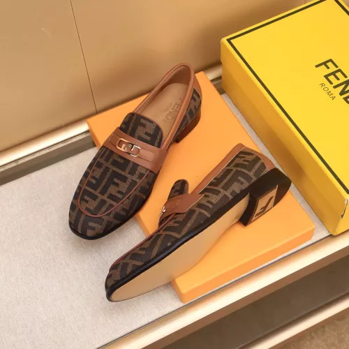 Cheap Fendi Leather Shoes For Men #1367890 Replica Wholesale [$88.00 USD] [ITEM#1367890] on Replica Fendi Leather Shoes