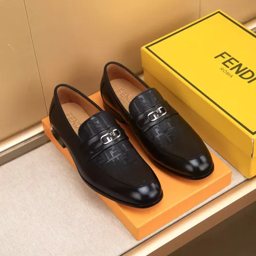 Cheap Fendi Leather Shoes For Men #1367893 Replica Wholesale [$88.00 USD] [ITEM#1367893] on Replica Fendi Leather Shoes