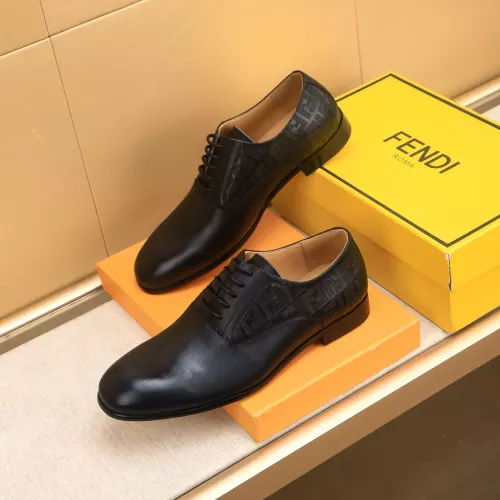 Cheap Fendi Leather Shoes For Men #1367906 Replica Wholesale [$88.00 USD] [ITEM#1367906] on Replica Fendi Leather Shoes