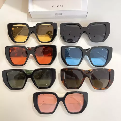 Cheap Gucci AAA Quality Sunglasses #1368085 Replica Wholesale [$64.00 USD] [ITEM#1368085] on Replica Gucci AAA Quality Sunglasses