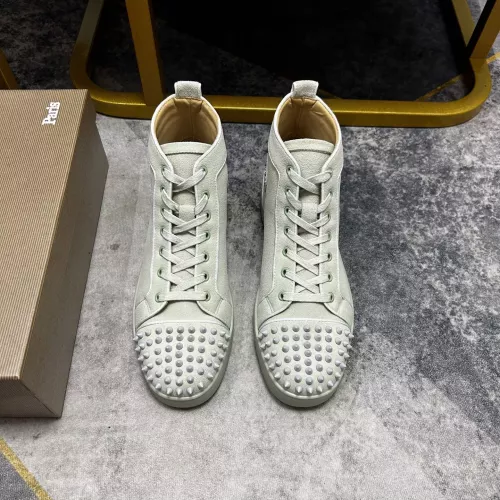 Cheap Christian Louboutin High Top Shoes For Women #1368090 Replica Wholesale [$96.00 USD] [ITEM#1368090] on Replica Christian Louboutin High Top Shoes