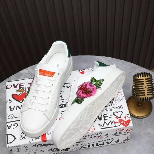 Cheap Dolce &amp; Gabbana D&amp;G Casual Shoes For Women #1368138 Replica Wholesale [$88.00 USD] [ITEM#1368138] on Replica Dolce &amp; Gabbana D&amp;G Casual Shoes