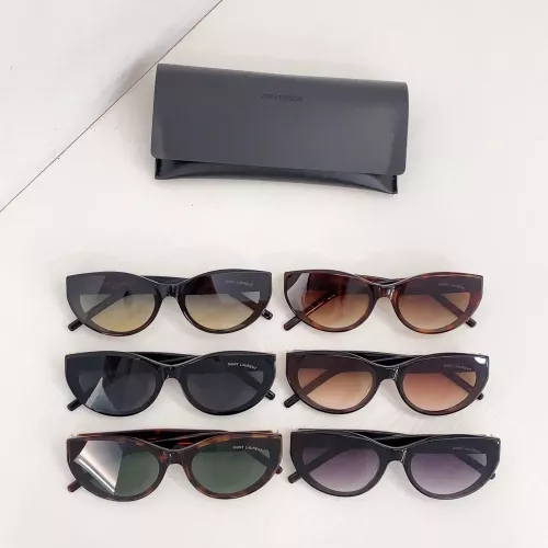 Cheap Yves Saint Laurent YSL AAA Quality Sunglasses #1368258 Replica Wholesale [$60.00 USD] [ITEM#1368258] on Replica Yves Saint Laurent YSL AAA Quality Sunglasses
