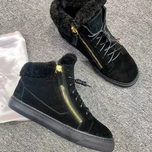 Cheap Giuseppe Zanotti High Tops Shoes For Women #1368341 Replica Wholesale [$100.00 USD] [ITEM#1368341] on Replica Giuseppe Zanotti High Tops Shoes