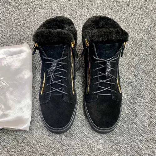 Cheap Giuseppe Zanotti High Tops Shoes For Women #1368341 Replica Wholesale [$100.00 USD] [ITEM#1368341] on Replica Giuseppe Zanotti High Tops Shoes