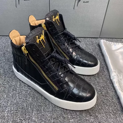Cheap Giuseppe Zanotti High Tops Shoes For Women #1368343 Replica Wholesale [$102.00 USD] [ITEM#1368343] on Replica Giuseppe Zanotti High Tops Shoes
