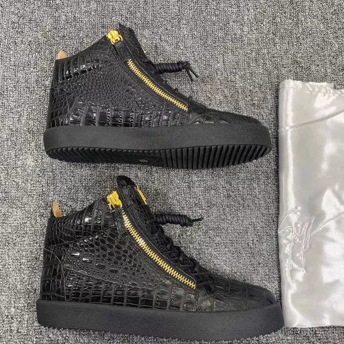 Cheap Giuseppe Zanotti High Tops Shoes For Men #1368344 Replica Wholesale [$102.00 USD] [ITEM#1368344] on Replica Giuseppe Zanotti High Tops Shoes