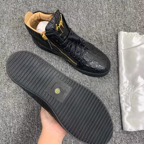 Cheap Giuseppe Zanotti High Tops Shoes For Men #1368344 Replica Wholesale [$102.00 USD] [ITEM#1368344] on Replica Giuseppe Zanotti High Tops Shoes