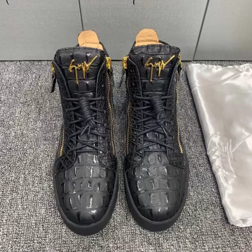 Cheap Giuseppe Zanotti High Tops Shoes For Women #1368345 Replica Wholesale [$102.00 USD] [ITEM#1368345] on Replica Giuseppe Zanotti High Tops Shoes