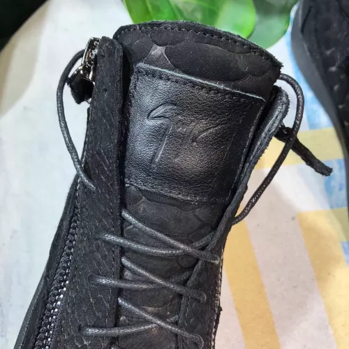Cheap Giuseppe Zanotti High Tops Shoes For Men #1368346 Replica Wholesale [$102.00 USD] [ITEM#1368346] on Replica Giuseppe Zanotti High Tops Shoes