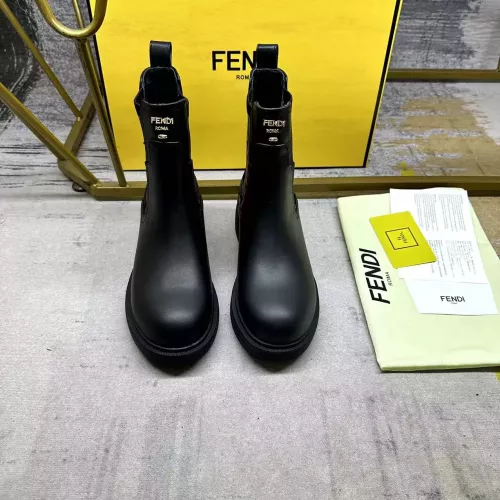 Cheap Fendi Fashion Boots For Women #1368505 Replica Wholesale [$105.00 USD] [ITEM#1368505] on Replica Fendi Fashion Boots