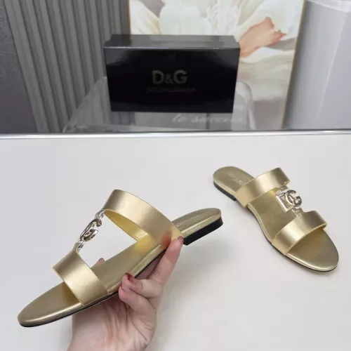 Cheap Dolce &amp; Gabbana D&amp;G Slippers For Women #1368517 Replica Wholesale [$85.00 USD] [ITEM#1368517] on Replica Dolce &amp; Gabbana D&amp;G Slippers