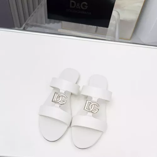Cheap Dolce &amp; Gabbana D&amp;G Slippers For Women #1368518 Replica Wholesale [$85.00 USD] [ITEM#1368518] on Replica Dolce &amp; Gabbana D&amp;G Slippers