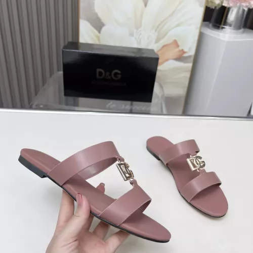 Cheap Dolce &amp; Gabbana D&amp;G Slippers For Women #1368525 Replica Wholesale [$85.00 USD] [ITEM#1368525] on Replica Dolce &amp; Gabbana D&amp;G Slippers