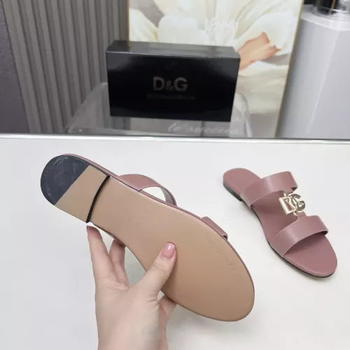 Cheap Dolce &amp; Gabbana D&amp;G Slippers For Women #1368525 Replica Wholesale [$85.00 USD] [ITEM#1368525] on Replica Dolce &amp; Gabbana D&amp;G Slippers