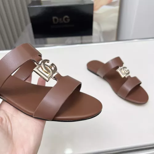Cheap Dolce &amp; Gabbana D&amp;G Slippers For Women #1368526 Replica Wholesale [$85.00 USD] [ITEM#1368526] on Replica Dolce &amp; Gabbana D&amp;G Slippers