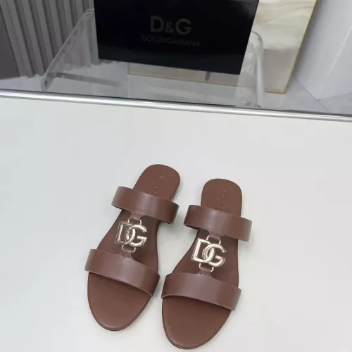 Cheap Dolce &amp; Gabbana D&amp;G Slippers For Women #1368526 Replica Wholesale [$85.00 USD] [ITEM#1368526] on Replica Dolce &amp; Gabbana D&amp;G Slippers