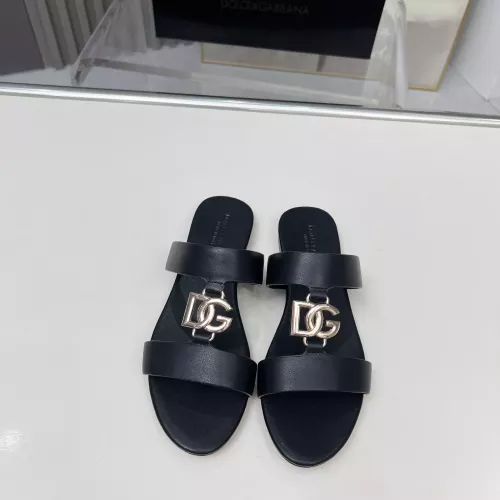 Cheap Dolce &amp; Gabbana D&amp;G Slippers For Women #1368537 Replica Wholesale [$85.00 USD] [ITEM#1368537] on Replica Dolce &amp; Gabbana D&amp;G Slippers