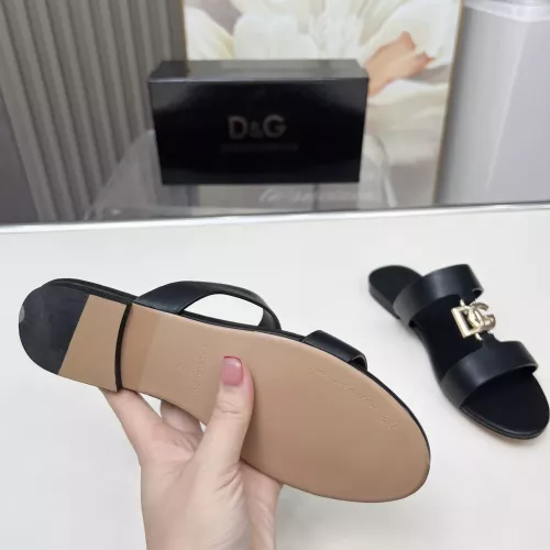 Cheap Dolce &amp; Gabbana D&amp;G Slippers For Women #1368537 Replica Wholesale [$85.00 USD] [ITEM#1368537] on Replica Dolce &amp; Gabbana D&amp;G Slippers