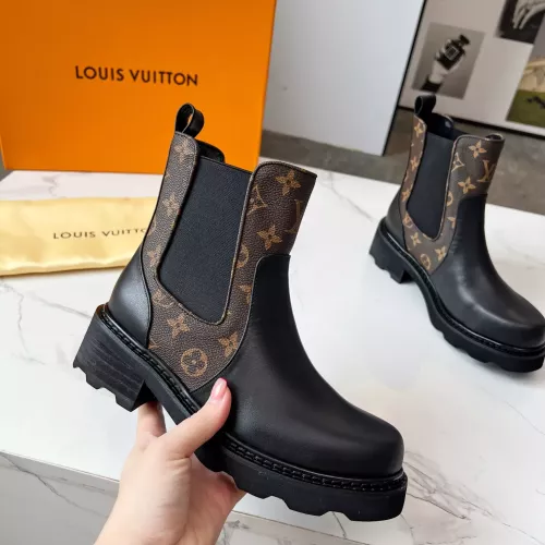 Cheap Louis Vuitton Boots For Women #1368562 Replica Wholesale [$102.00 USD] [ITEM#1368562] on Replica Louis Vuitton Boots